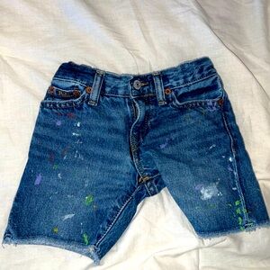 Boys Ralph Lauren Polo Sullivan Shorts w/ splatter paint design